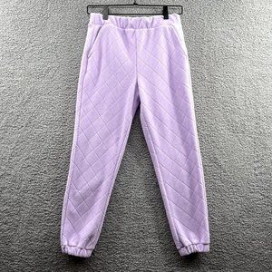 Zella Girl's Fleece Jogger Pants Purple‎ L (10 / 12)